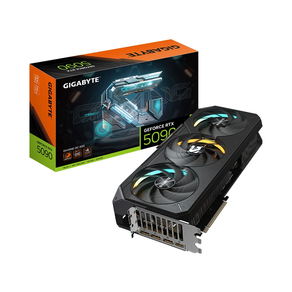 GIGABYTE Gaming GeForce RTX 5090 32GB GDDR7 PCI Express 5.0 ATX Graphics Card GV-N5090GAMING OC-32GD