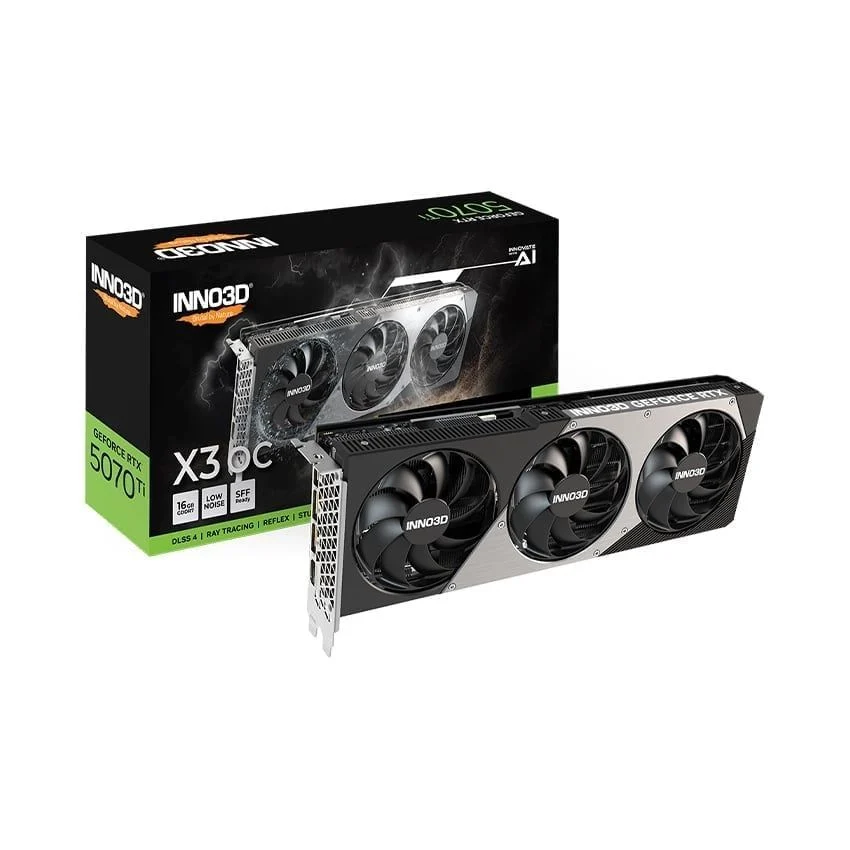 Card màn hình INNO3D RTX 5070 Ti X3 OC 16GB GDDR7 