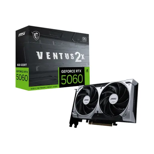 Card màn hình MSI GeForce RTX 5060 8G VENTUS 2X OC 8GB 