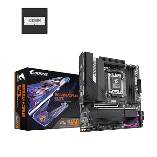 [230100309] GIGABYTE B650M AORUS ELITE AX AM5 LGA 1718 AMD B650 M-ATX 